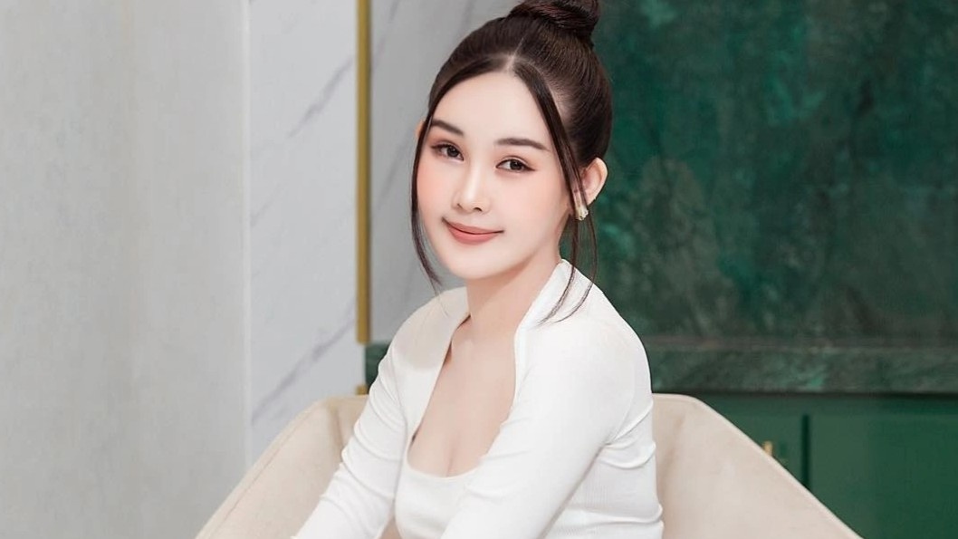 Le Au Ngan Anh cong khai chong sap cuoi hinh anh