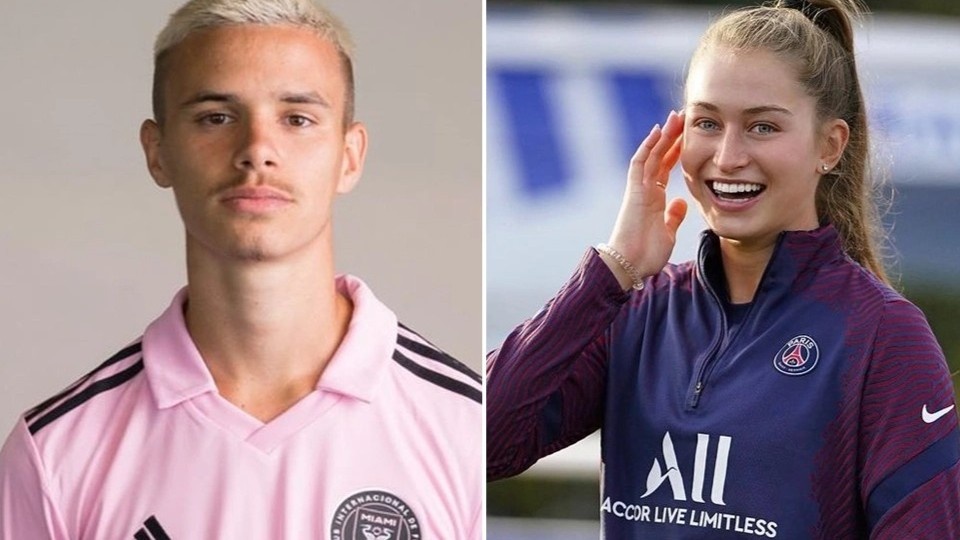 Romeo Beckham hen ho nu cau thu Canada hinh anh