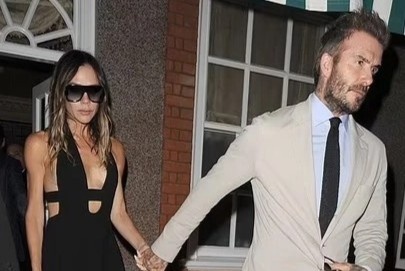 Victoria Beckham xuat hien sau vu bat hoa voi con dau hinh anh