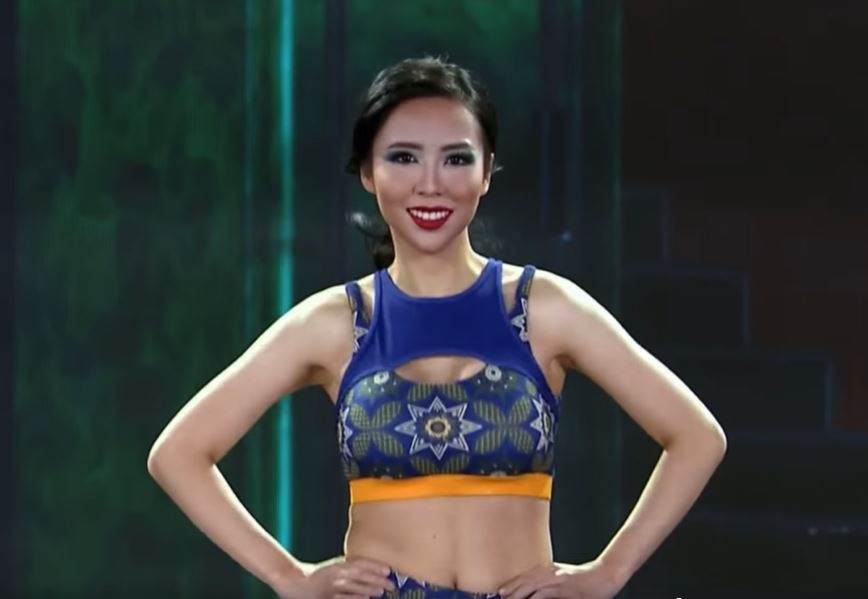 Man catwalk gay cuoi cua nguoi dep Hong Kong o ban ket Miss Grand hinh anh