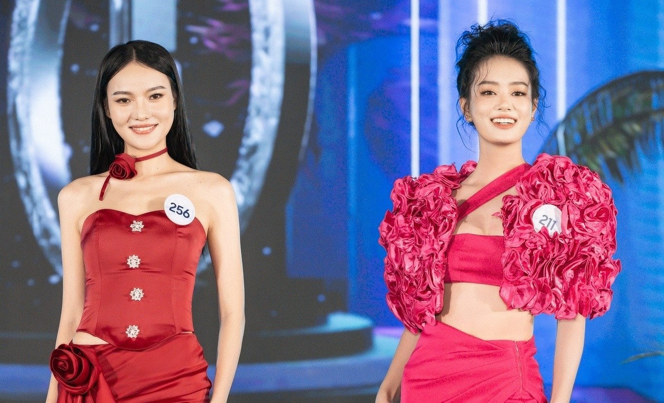 Nhung co gai goi cam o Hoa hau The gioi Viet Nam 2023 hinh anh