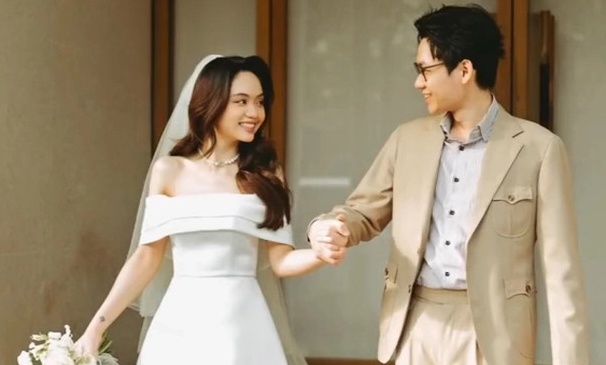 Hinh anh le cuoi cua dien vien 'Gia dinh phep thuat' hinh anh