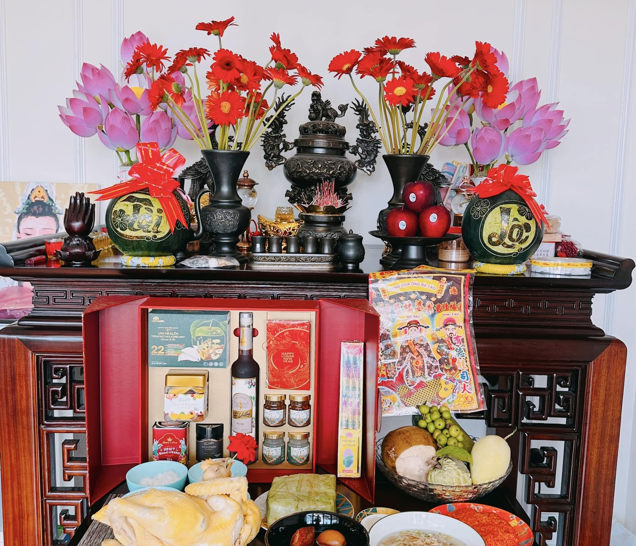 Linh Rin,  kha ngan,  trinh kim chi,  uyen linh,  sao Viet ngay tet anh 17