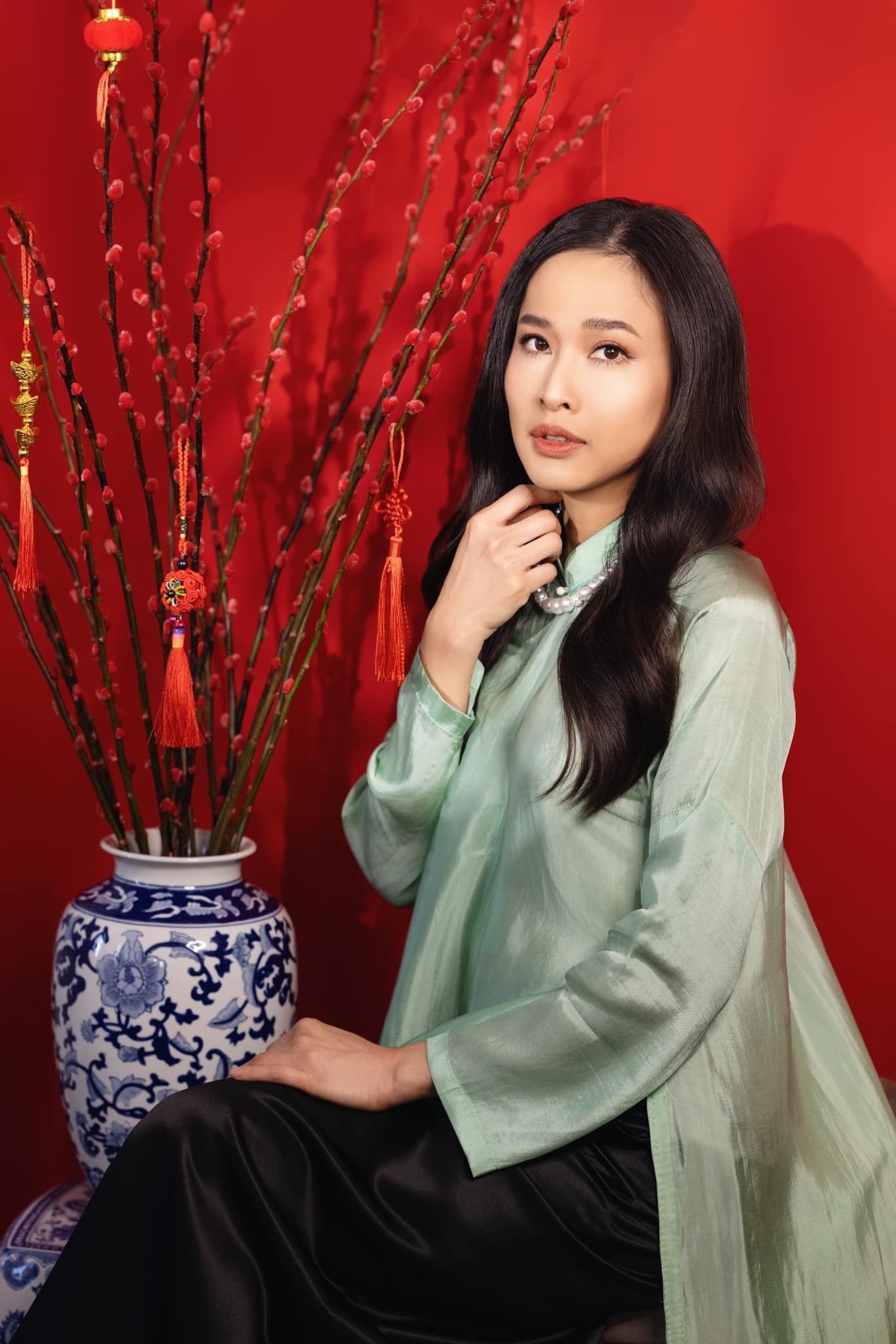 ý nhi, phạm hương, sao việt đón Tết ảnh 7 y nhi, pham huong, sao viet don Tet anh 7