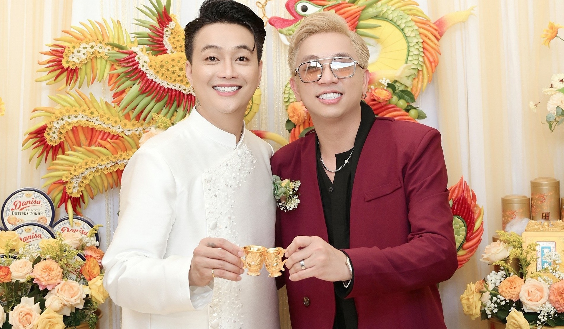 Quoc Truong, Ly Tuan Kiet ve Can Tho chuc phuc Titi (HKT) hinh anh