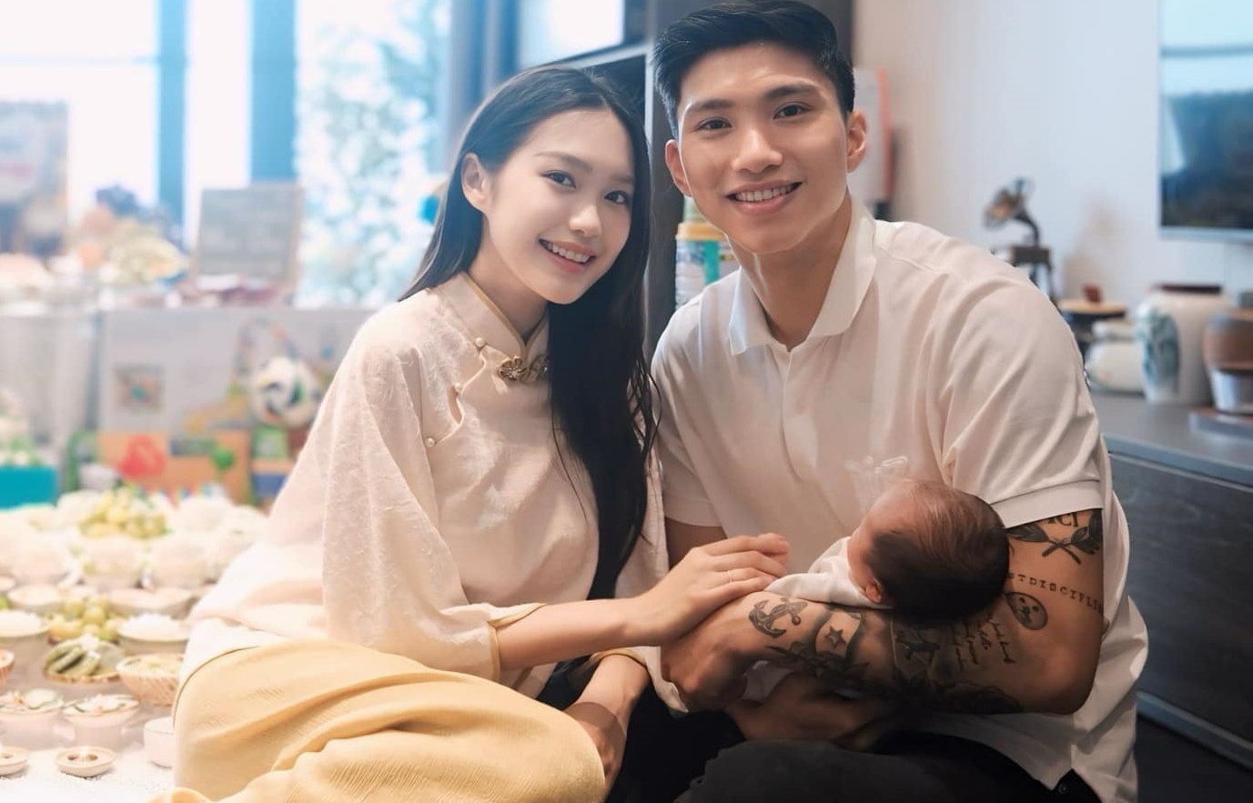 Doan Hai My sinh con hinh anh