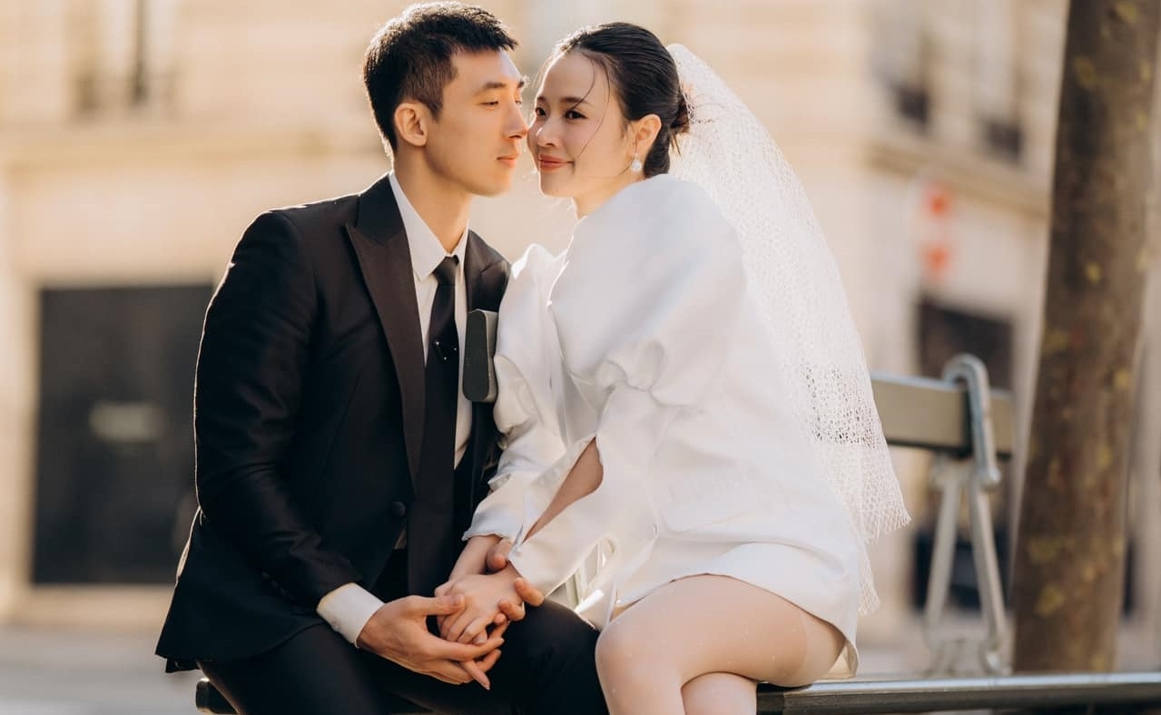 Anh cuoi tai Phap cua Midu hinh anh