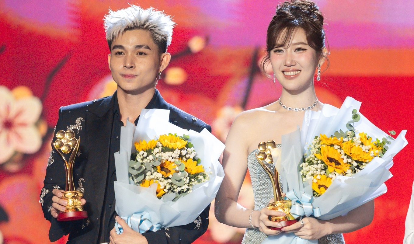 Thuy Ngan doat giai Nu dien vien duoc yeu thich nhat hinh anh