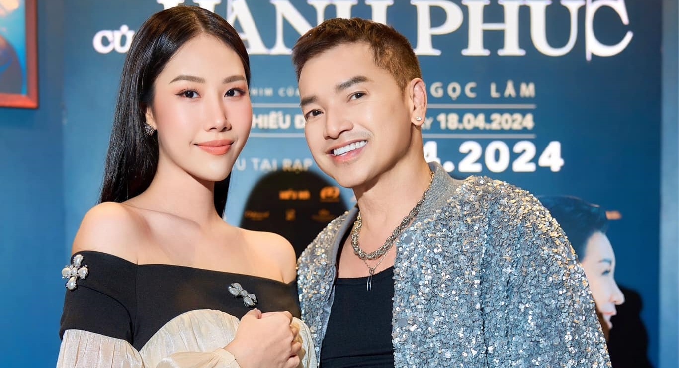 Ban gai moi cua nghe si Quang Minh hinh anh