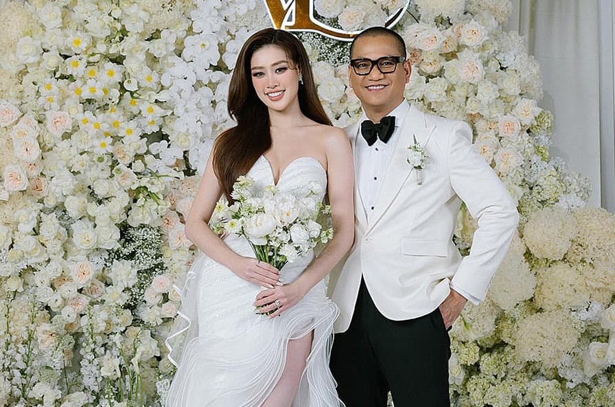 Khanh Van va chong hon 17 tuoi lo dien truoc le cuoi hinh anh