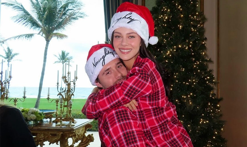 Tiec Giang sinh cua nha Beckham hinh anh