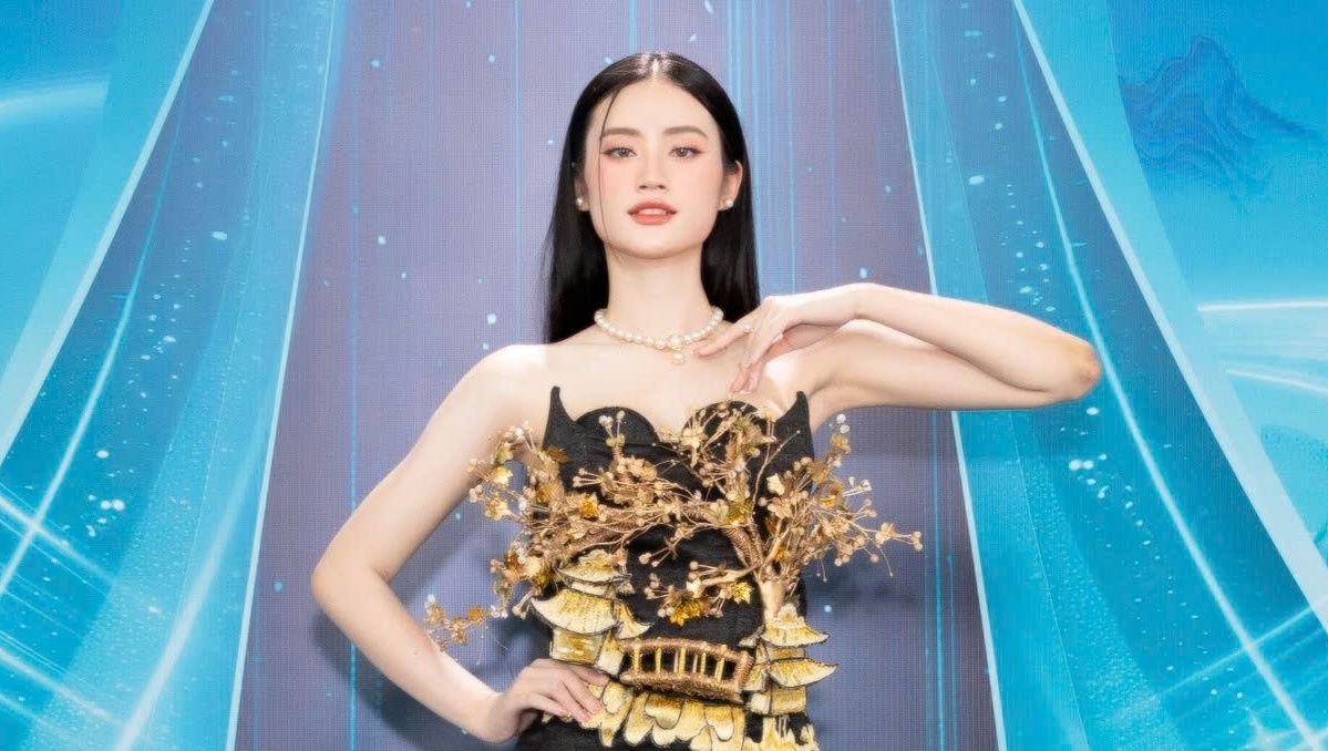 Y Nhi gay chu y tren tham do Hoa hau Quoc gia Viet Nam hinh anh