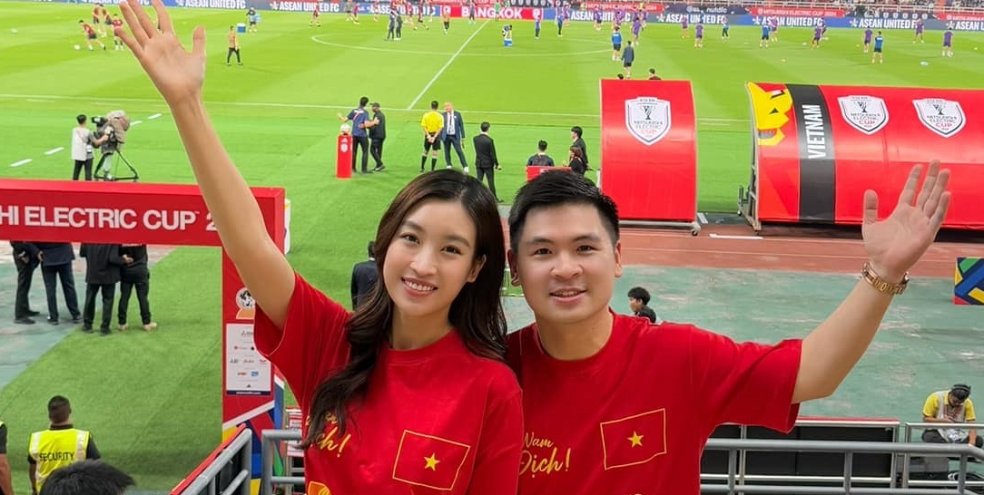 Vo chong Do My Linh sang Thai Lan co vu tuyen Viet Nam hinh anh