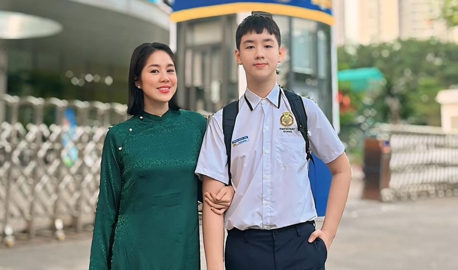 Con trai Le Phuong cao gan 1,8 m hinh anh