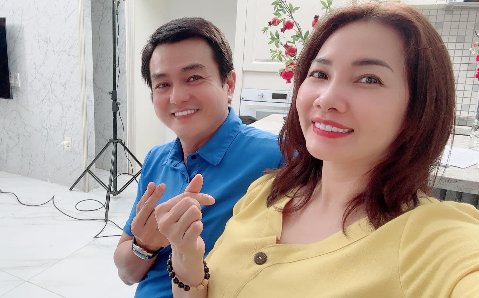 Vo chong Cao Minh Dat mong co con sau 9 nam cuoi hinh anh