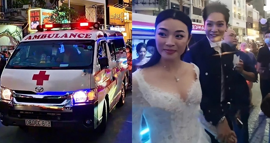 Thong tin 'nong' vu xe cap cuu cho dien vien di hop bao phim o TP.HCM hinh anh