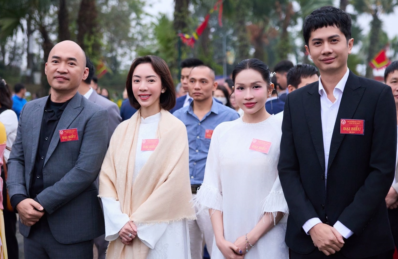 Dinh Tien Dat, Thu Trang du le Gio To Hung Vuong o Phu Tho hinh anh