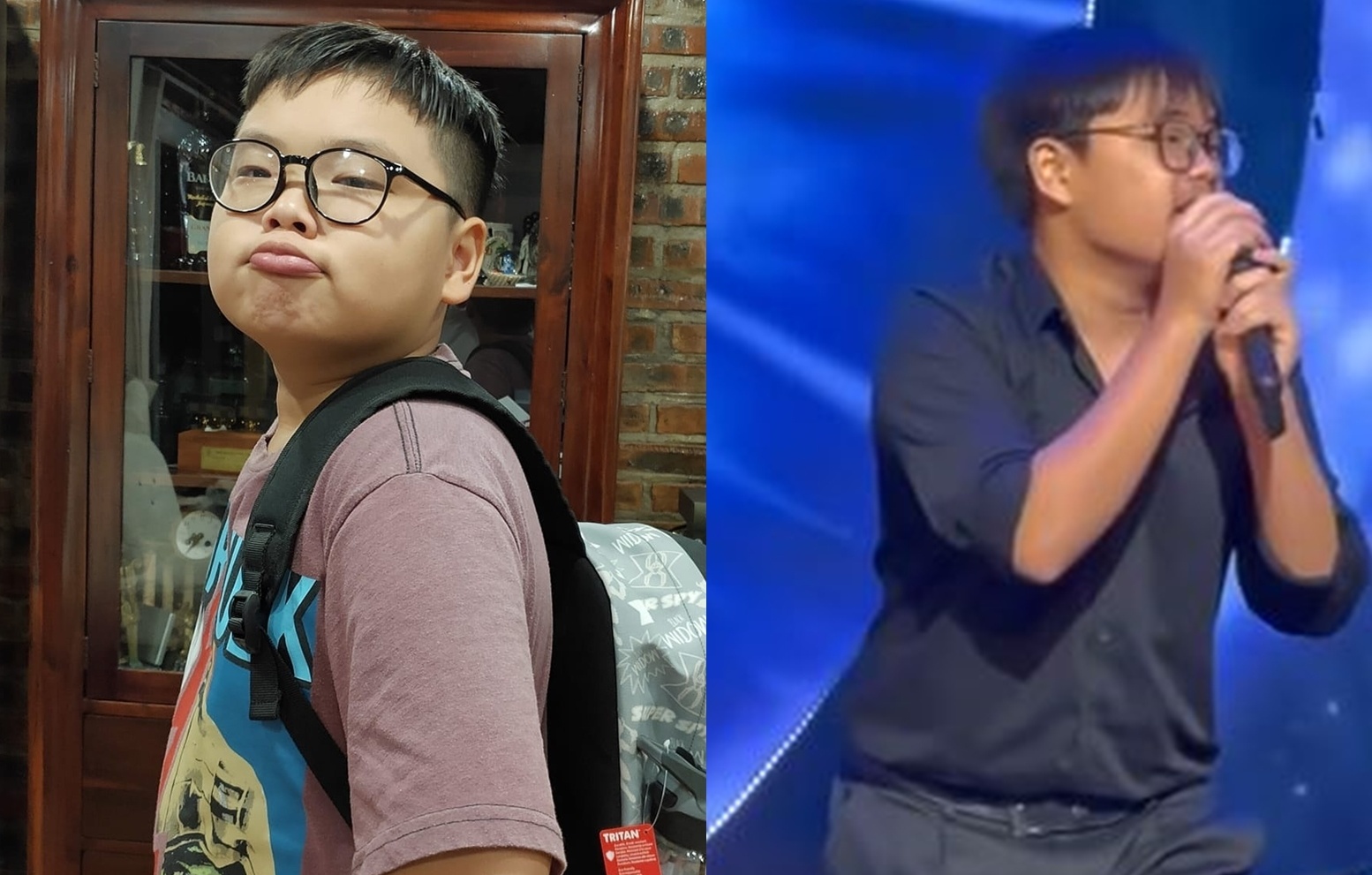 Con trai Xuan Bac thay doi kho nhan ra hinh anh