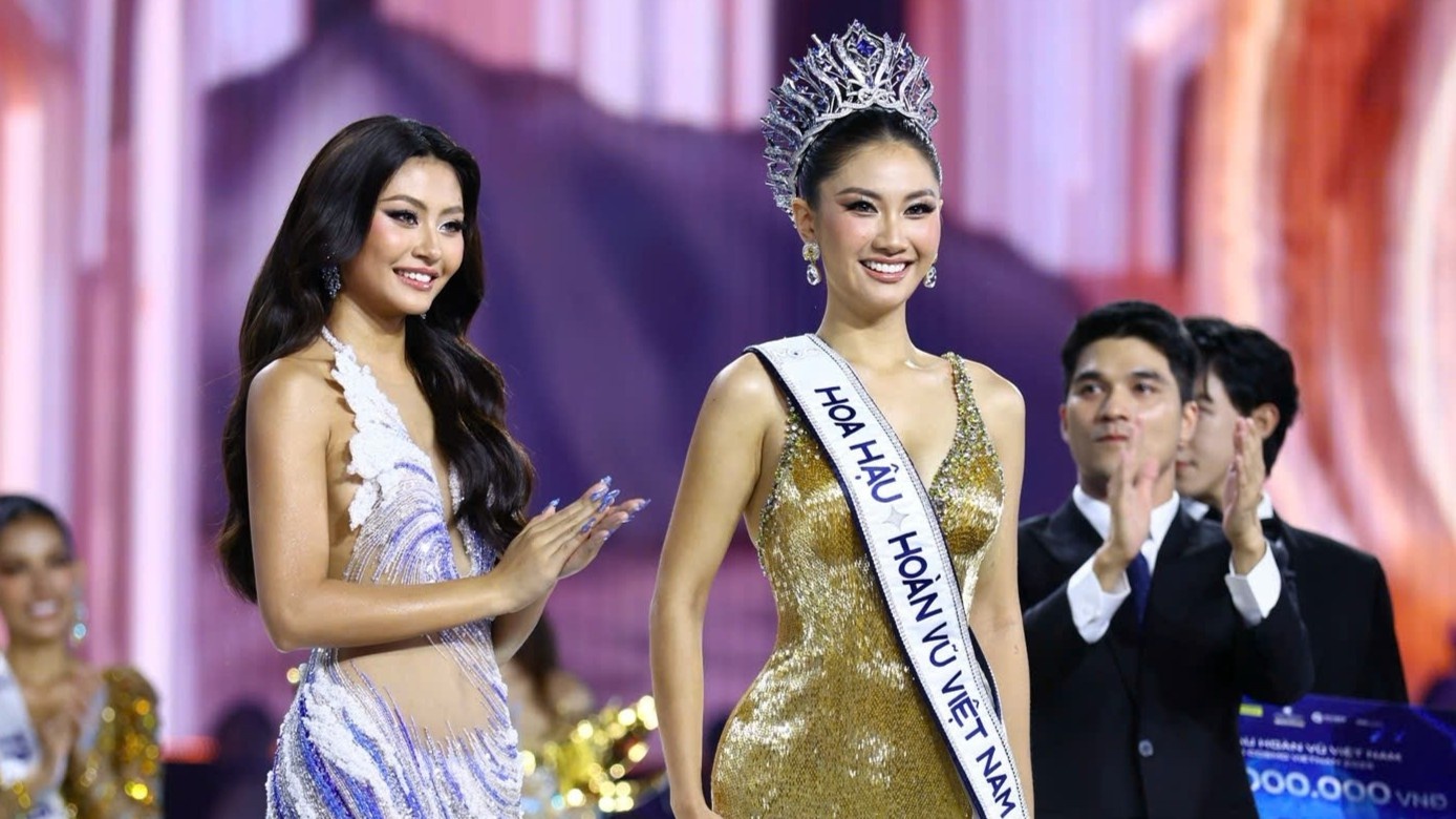 Phuong Linh dang quang Hoa hau Hoan vu Viet Nam 2025 hinh anh