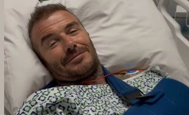 David Beckham nhap vien hinh anh