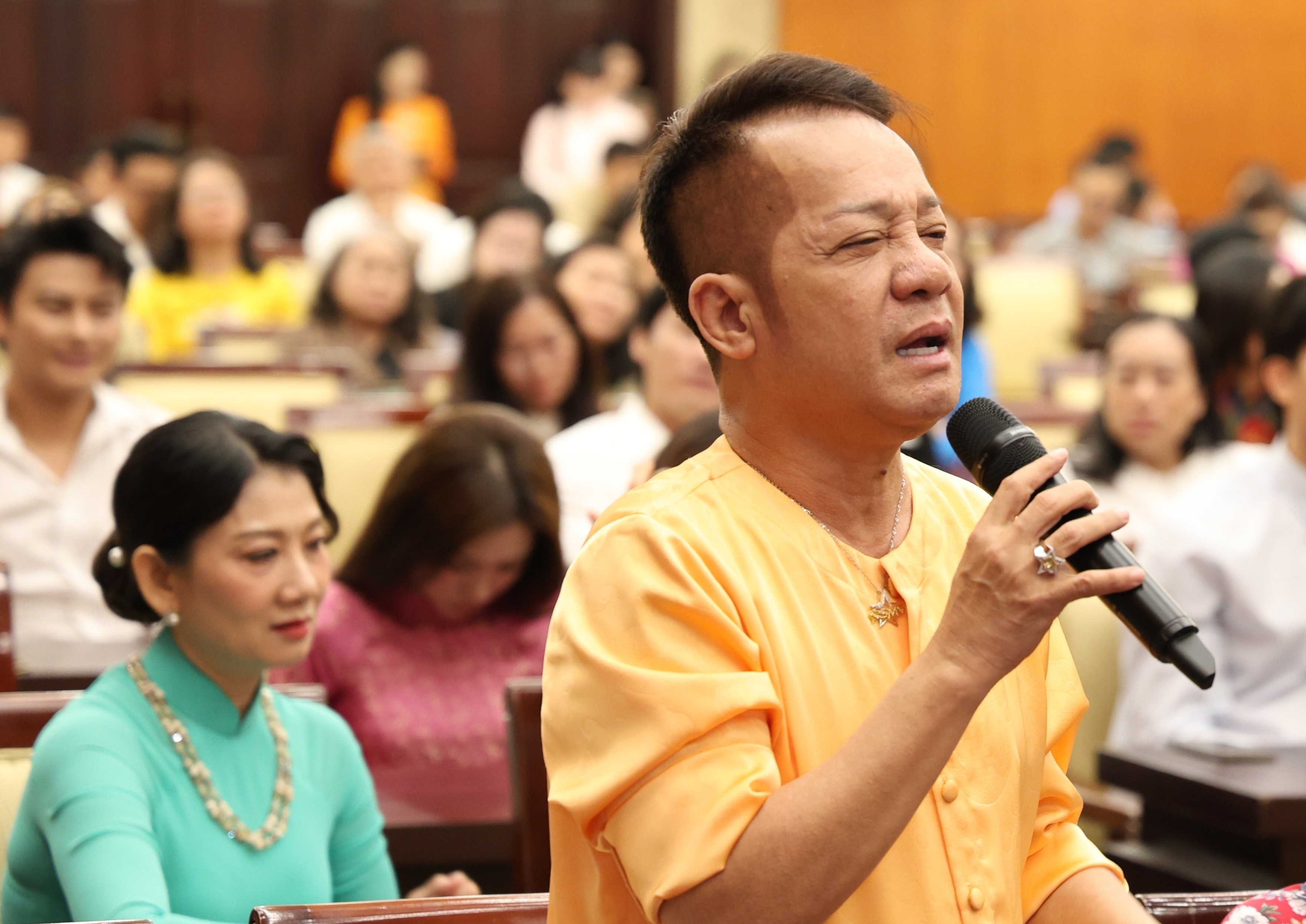 Nghe si Viet 'ke kho' voi lanh dao TP.HCM hinh anh