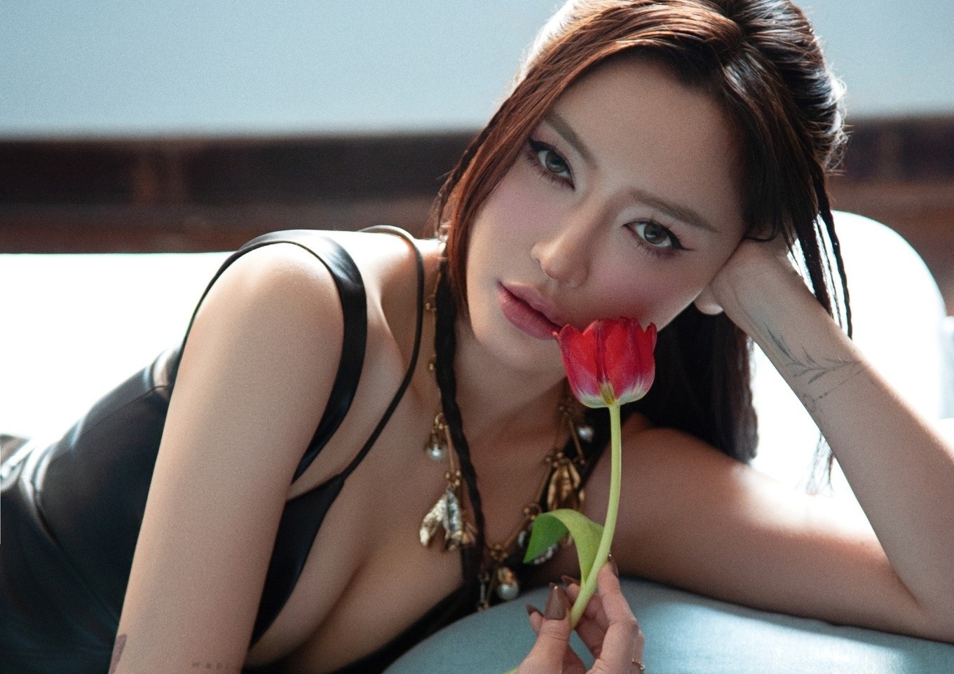 Bich Phuong ve chung nha voi Tang Duy Tan hinh anh