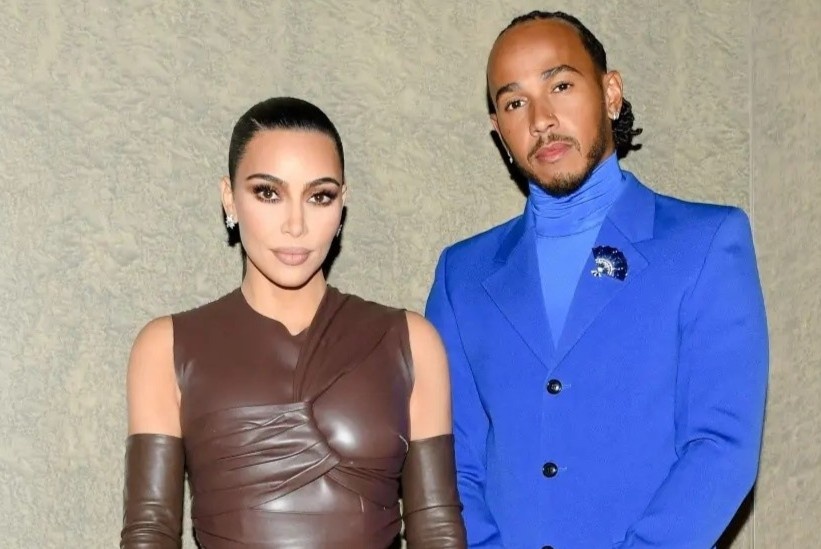 Kim Kardashian va tay dua F1 cong khai tinh cam hinh anh