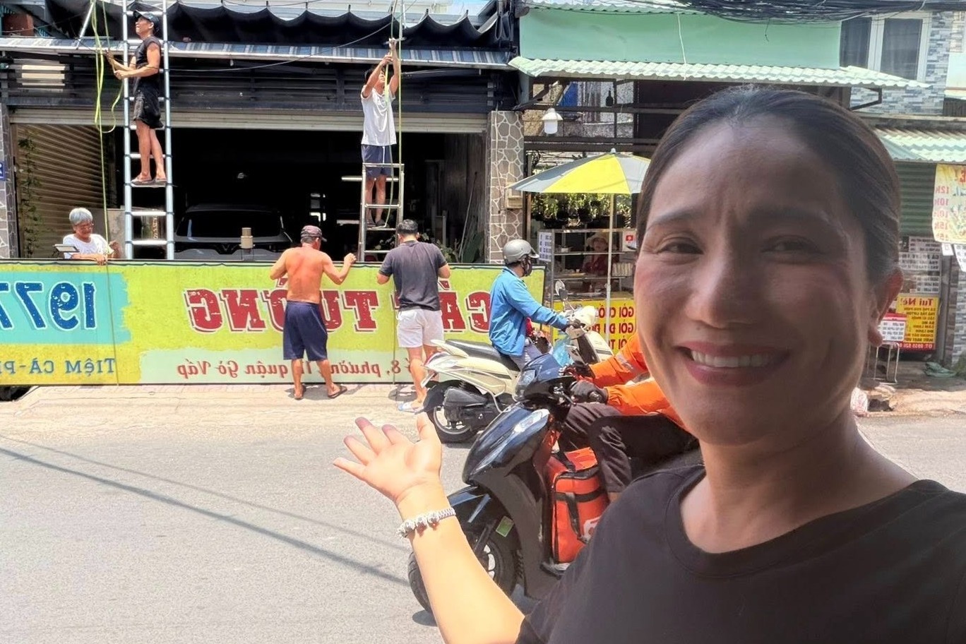 Cat Tuong thao do bien quan ca phe hinh anh