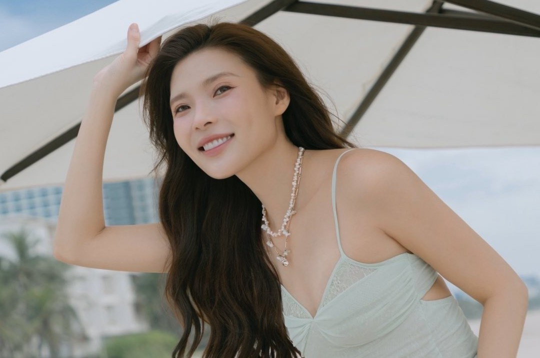 Thuy Diem mang thai hinh anh