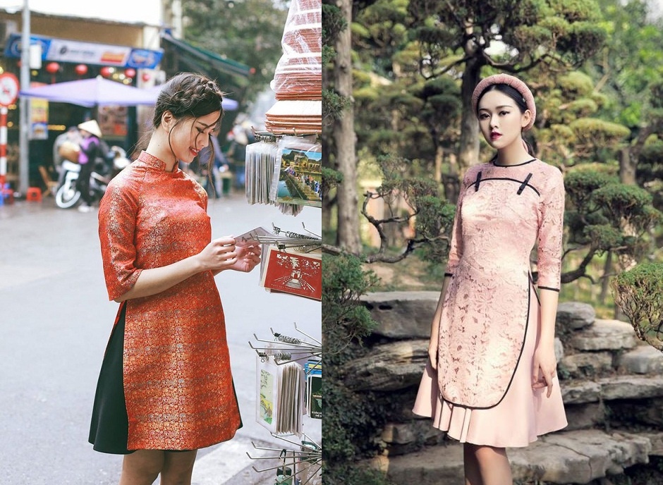 Ao dai kem vay: Ung ho hay khong? hinh anh