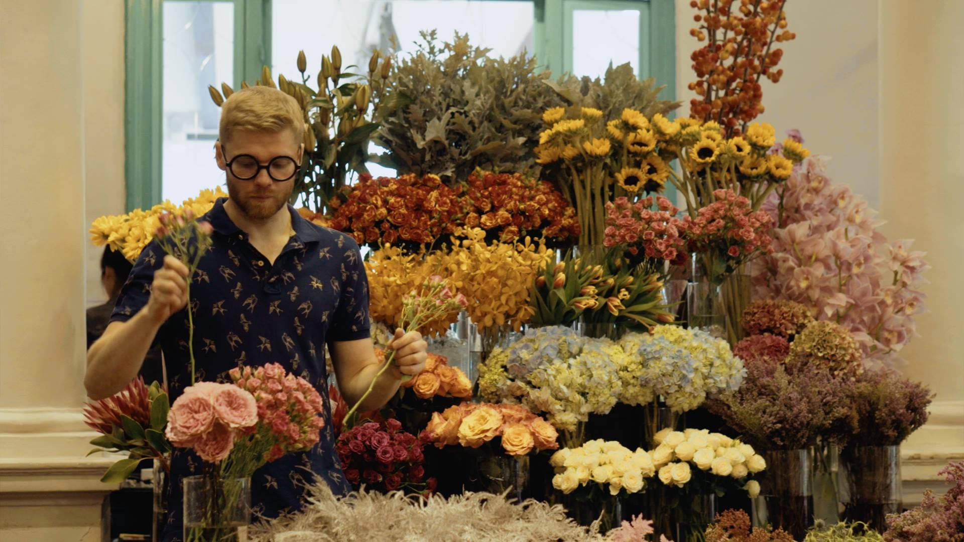 Chang Tay thiet ke mau hoa tuoi o Sai Gon hinh anh