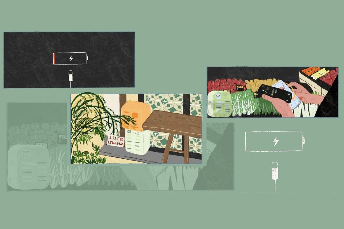 Sac du phong 'xam chiem' ca quay hoa qua, tiem cat toc Trung Quoc hinh anh