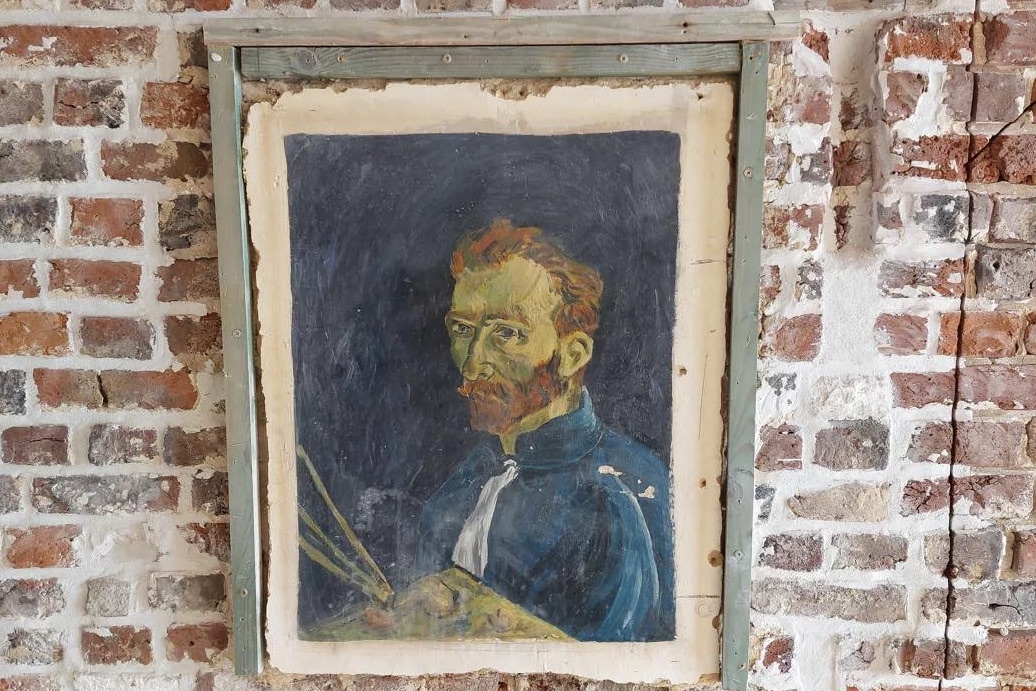 Tho phao vi so huu tranh Van Gogh nhai hinh anh