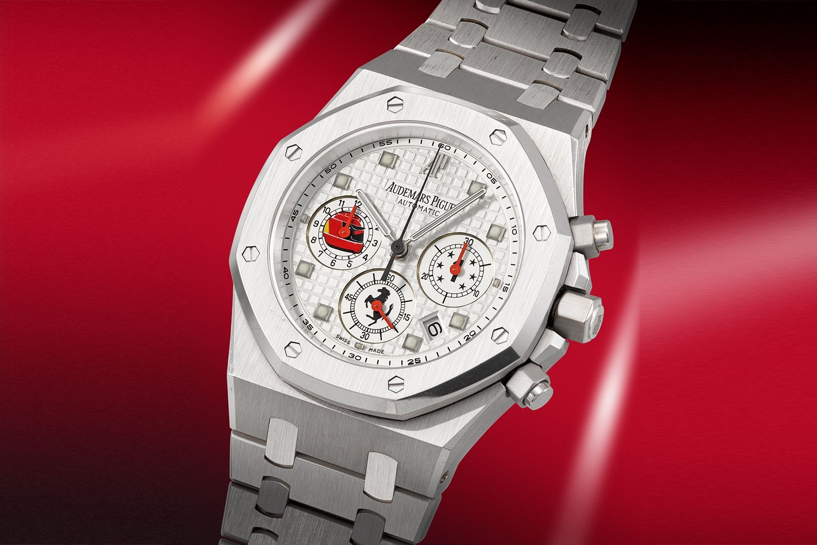 F.P. Journe,  AP Royal Oak,  Michael Schumacher,  dau gia Christie's,  dong ho cao cap,  nha vo dich F1, anh 1