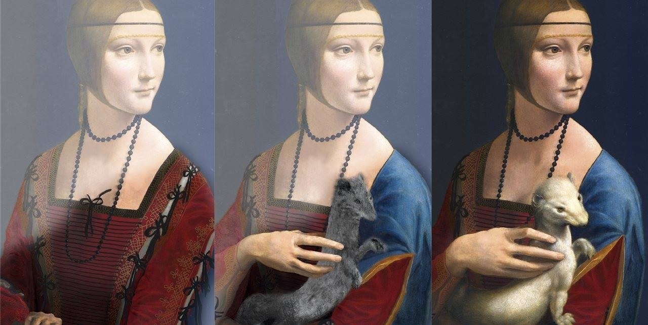 Quy co va con chon, The Lady with an Ermine,  Cecilia Gallerani,  Leonardo da Vinci anh 2