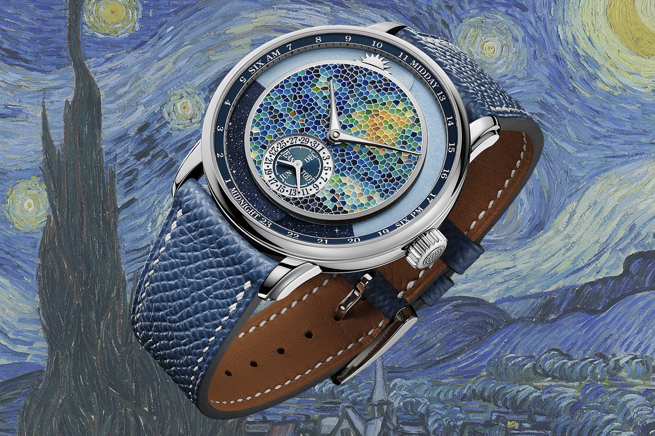 On Wrist: Tranh Van Gogh doc ban tren co tay hinh anh