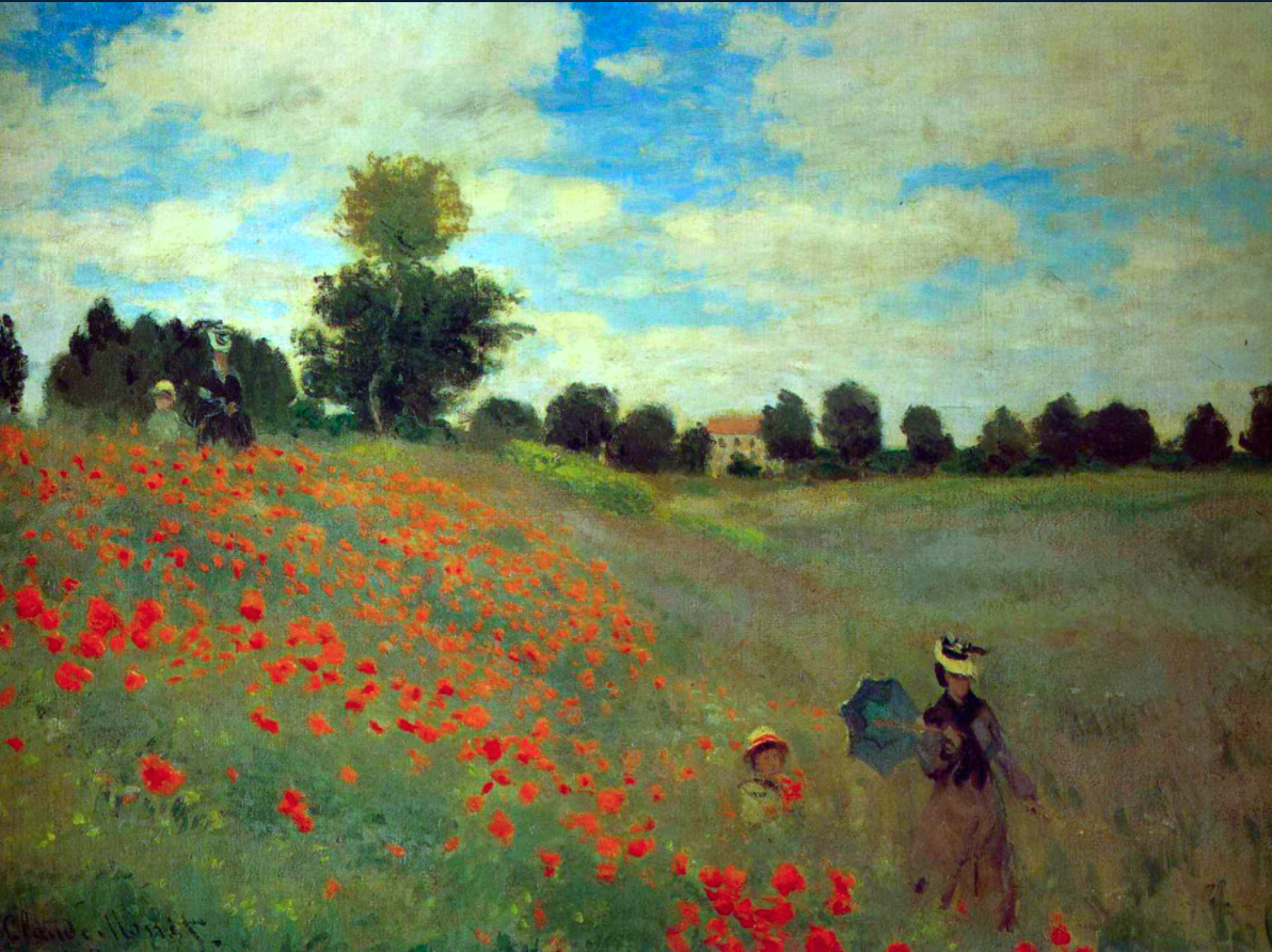 Claude Monet,  Coquelicots,  Musee d'Orsay,  tranh Monet,  Riposte Alimentaire,  boi xau tranh Monet,  znews anh 3
