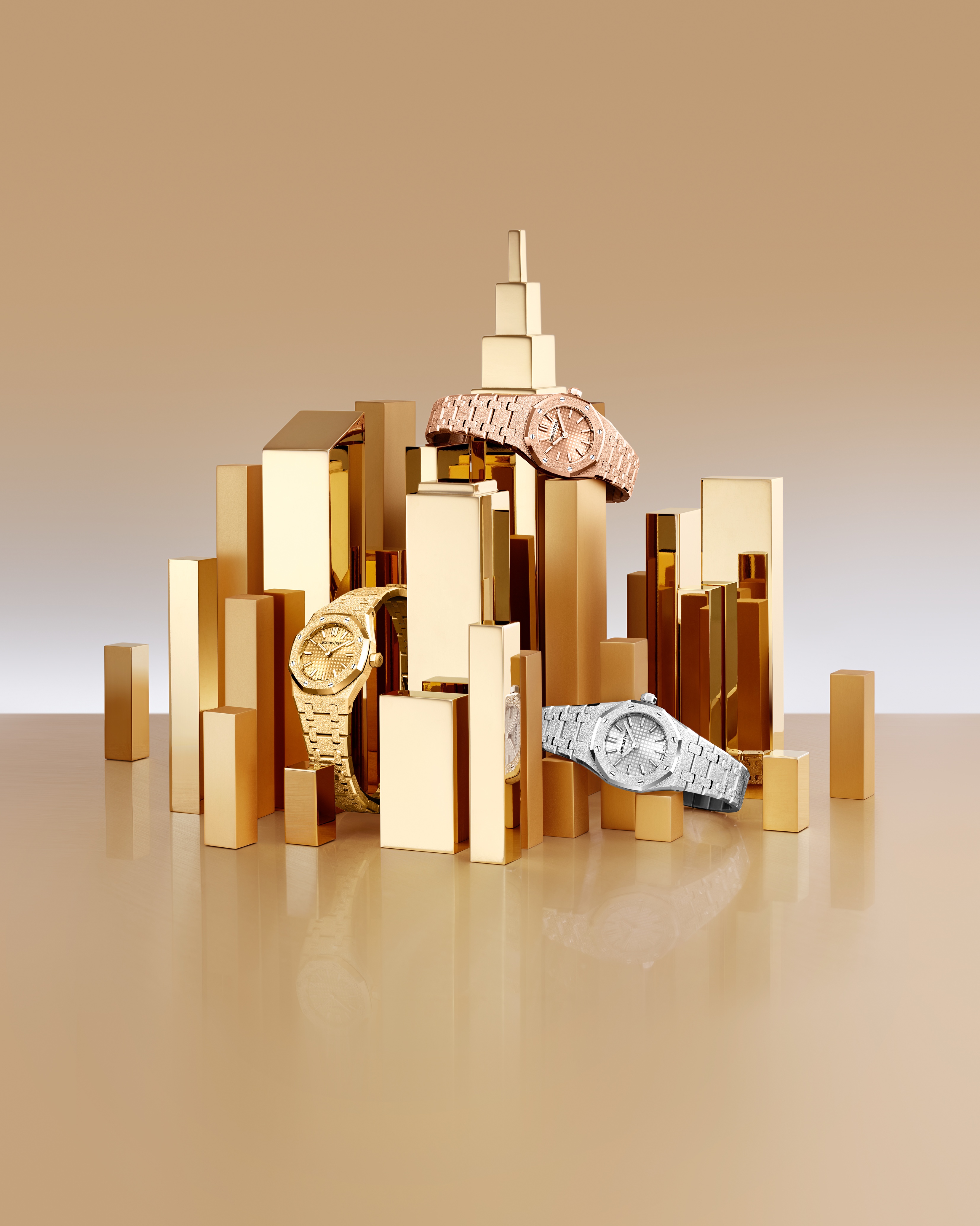 Audemars Piguet,  Royal Oak Mini,  Frosted Gold Quartz,  Royal Oak,  dong ho Royal Oak,  Royal Oak Quartz,  dong ho xa xi anh 1