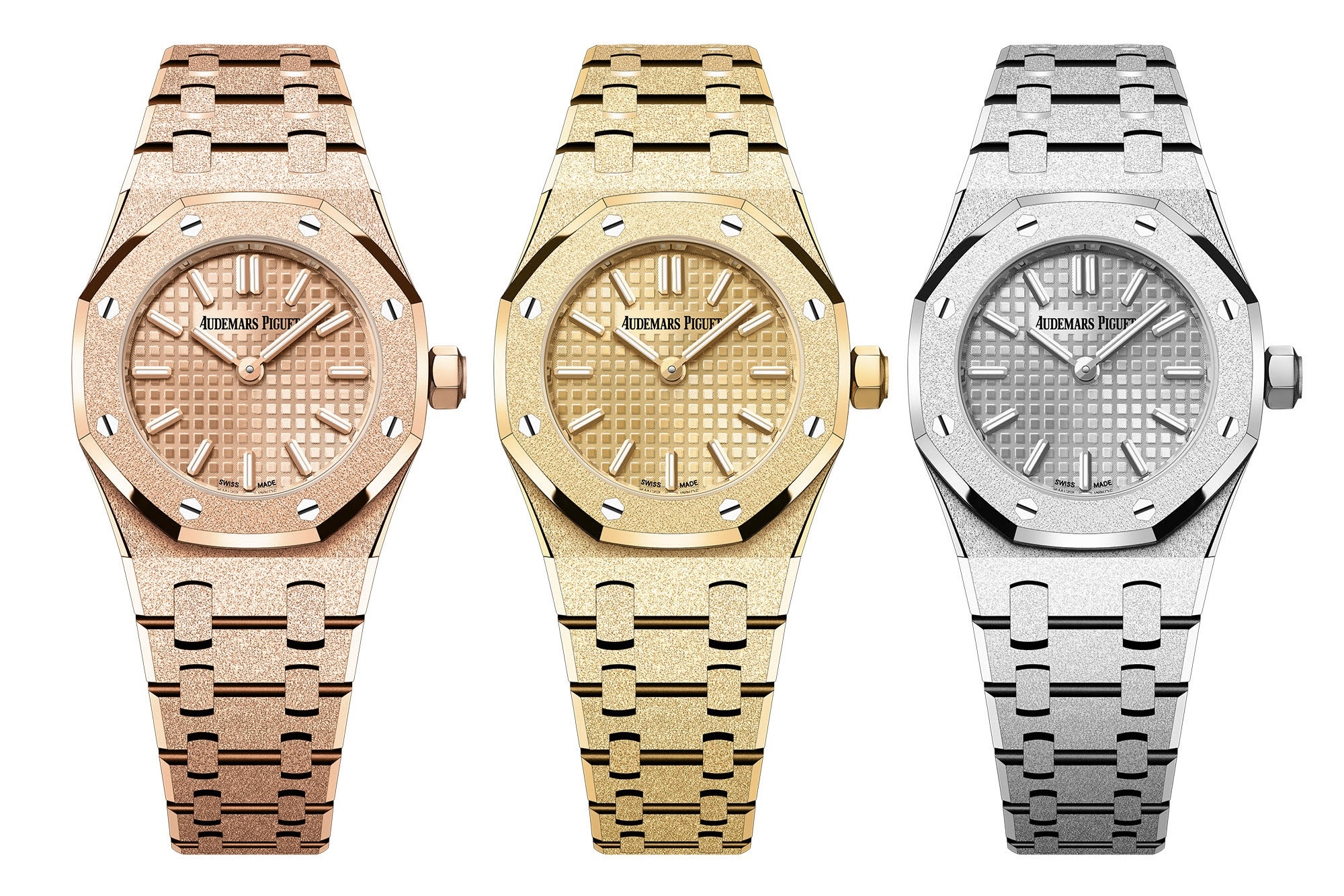 Audemars Piguet,  Royal Oak Mini,  Frosted Gold Quartz,  Royal Oak,  dong ho Royal Oak,  Royal Oak Quartz,  dong ho xa xi anh 11