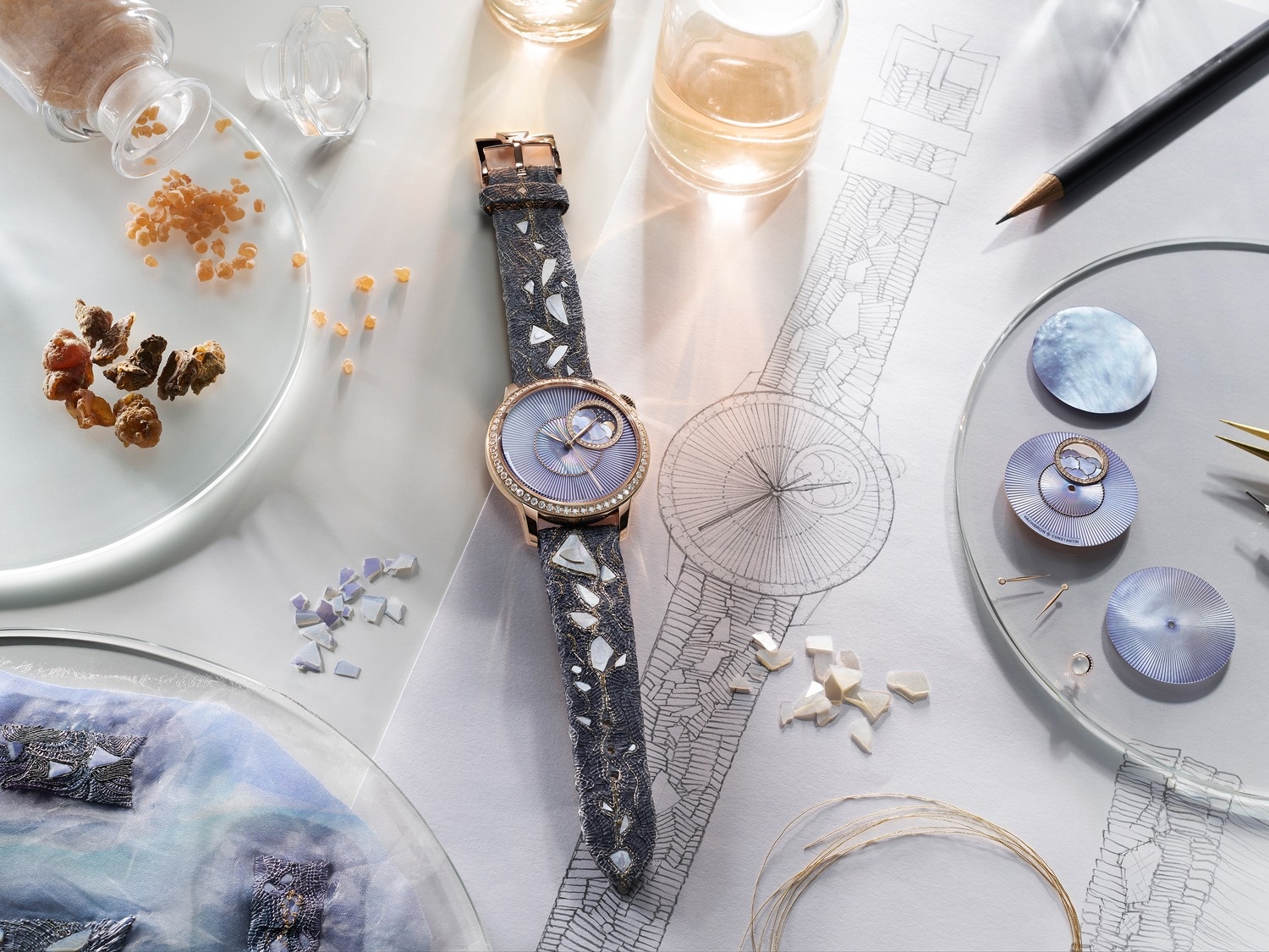 Egerie Pleats of Time, dong ho co mui thom,  Yiqing Yin,  Dominique Ropion,  Vacheron Constantin,  Watches and Wonders anh 4