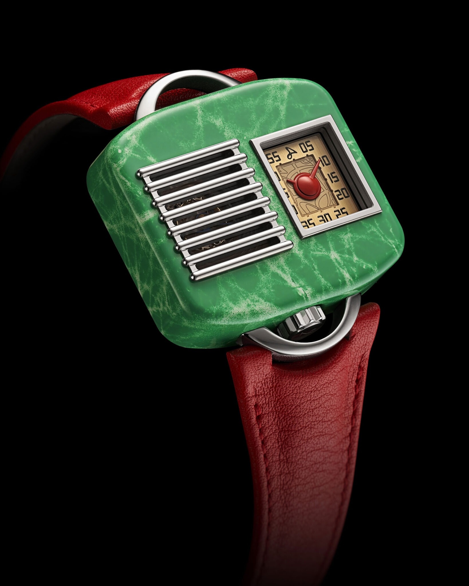 Hautlence Retrovision ’47,  Hautlence,  dong ho Hautlence,  dong ho radio,  dong ho retro,  znews dong ho,  lifestyle dong ho,  phien ban gioi han,  dong ho nam,  Watches and Wonders 2024 anh 5