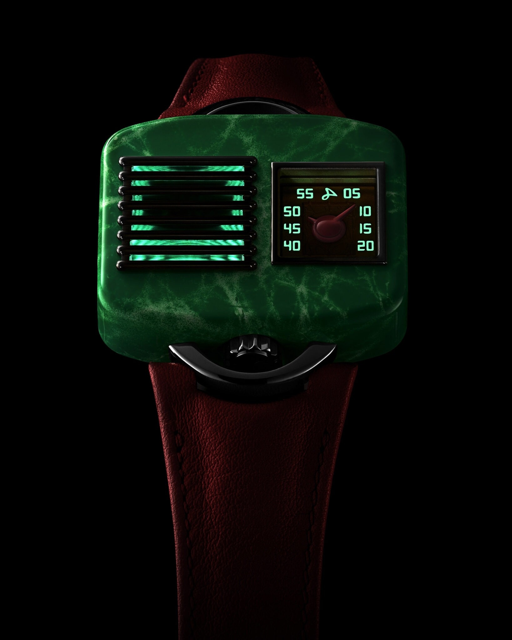 Hautlence Retrovision ’47,  Hautlence,  dong ho Hautlence,  dong ho radio,  dong ho retro,  znews dong ho,  lifestyle dong ho,  phien ban gioi han,  dong ho nam,  Watches and Wonders 2024 anh 7