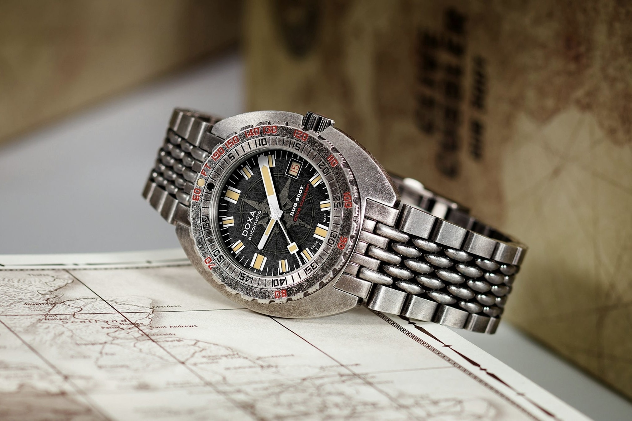 Doxa,  dong ho Doxa,  znews On Wrist,  dong ho cua tuan,  znews dong ho,  Clive Cussler anh 1