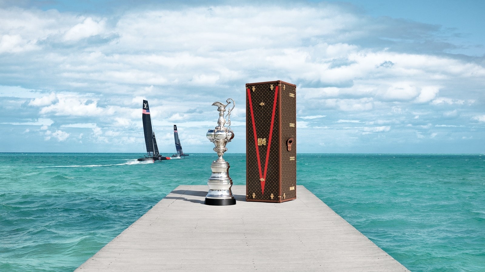 Louis Vuitton,  Prada,  Omega,  America's Cup,  giai dua thuyen,  LV America’s Cup,  37th America’s Cup anh 1