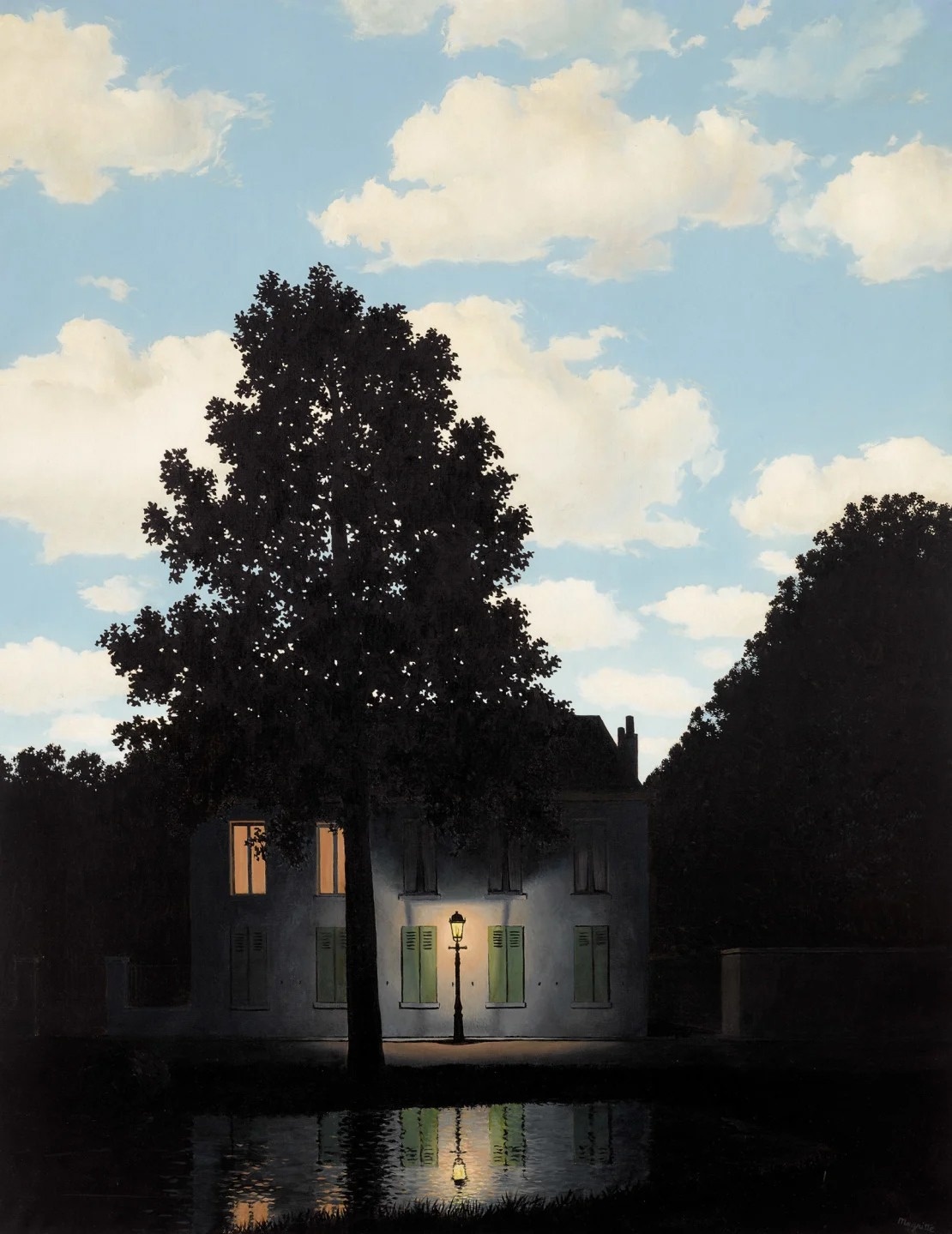 Rene Magritte la ai,  phien dau gia,  san dau gia,  nha cai,  Christie's,  Sotheby's,  L'empire des lumieres anh 1