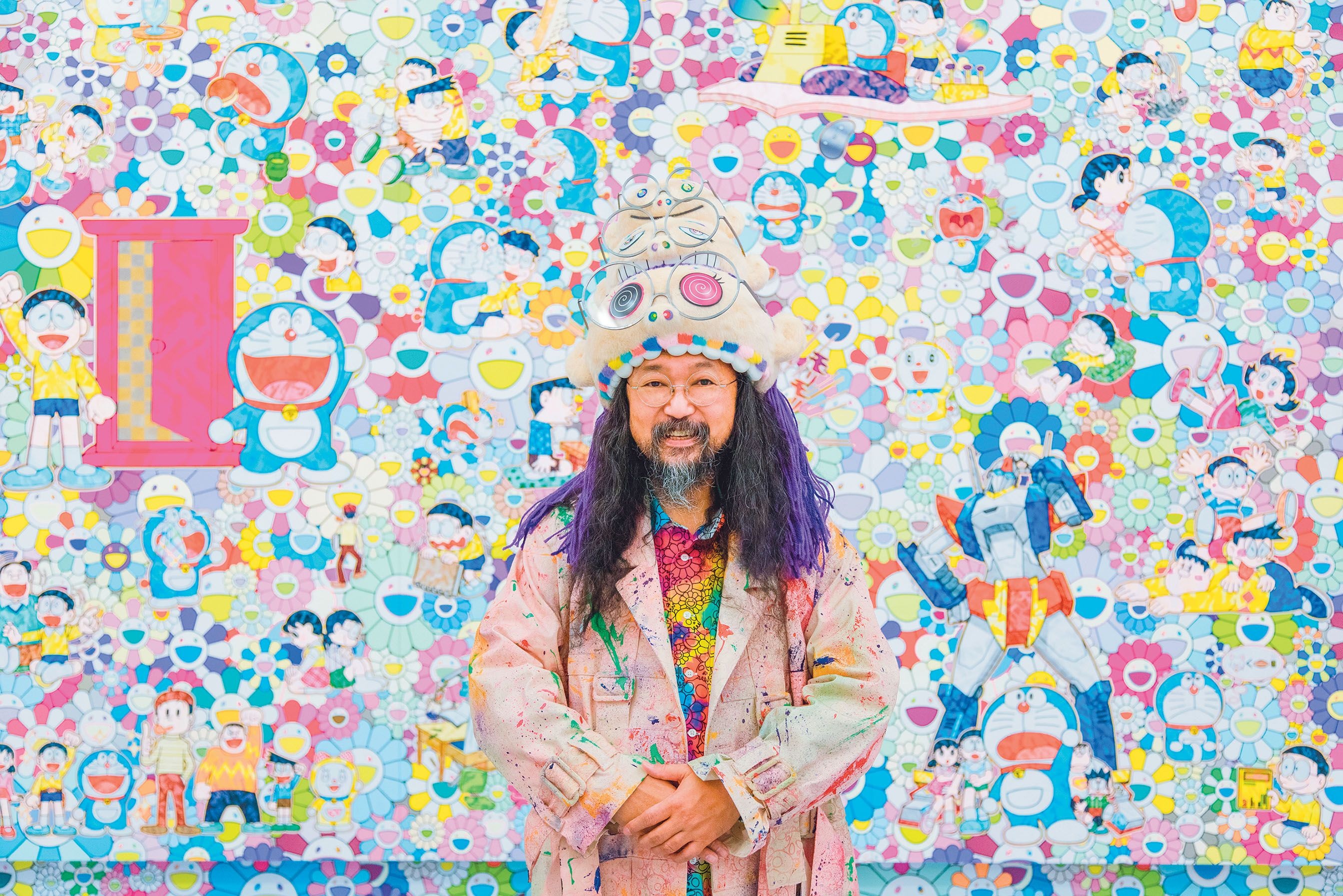 Takashi Murakami,  bong hoa cuoi,  takashi Murakami art,  takashi Murakami flower anh 1