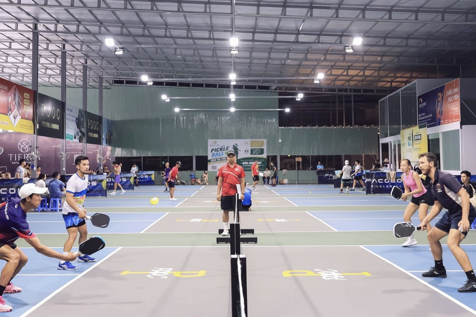 san pickleball,  tennis thanh pickleball,  san tennis tphcm,  pickleball viet nam,  nguoi choi picklebal,  lan song pickleball,  bo mon pickleball,  pickleball znews anh 2