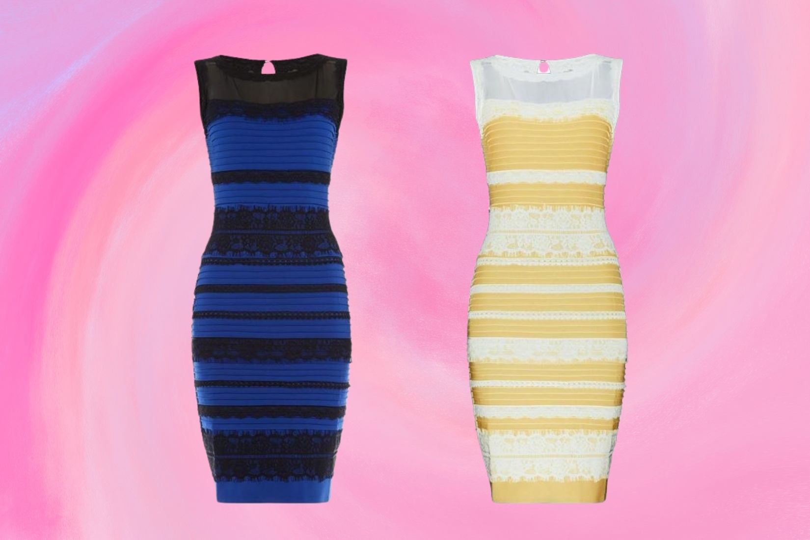 Hoi ket cho chiec vay 2 mau gay chia re MXH hinh anh