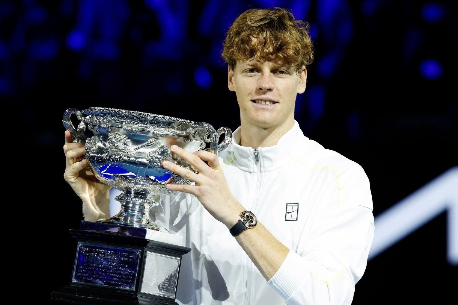 Rolex tren co tay nha vo dich Australian Open 2 lan lien tiep hinh anh