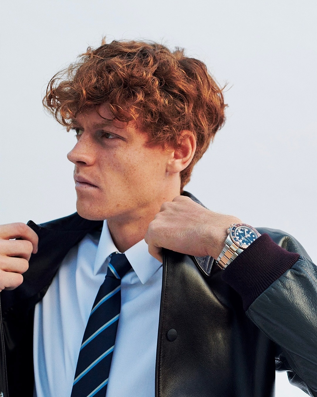 Jannik Sinner,  Jannik Sinner rolex,  tay vot Jannik Sinner,  dong ho Jannik Sinner,  vo dich Australian Open anh 3